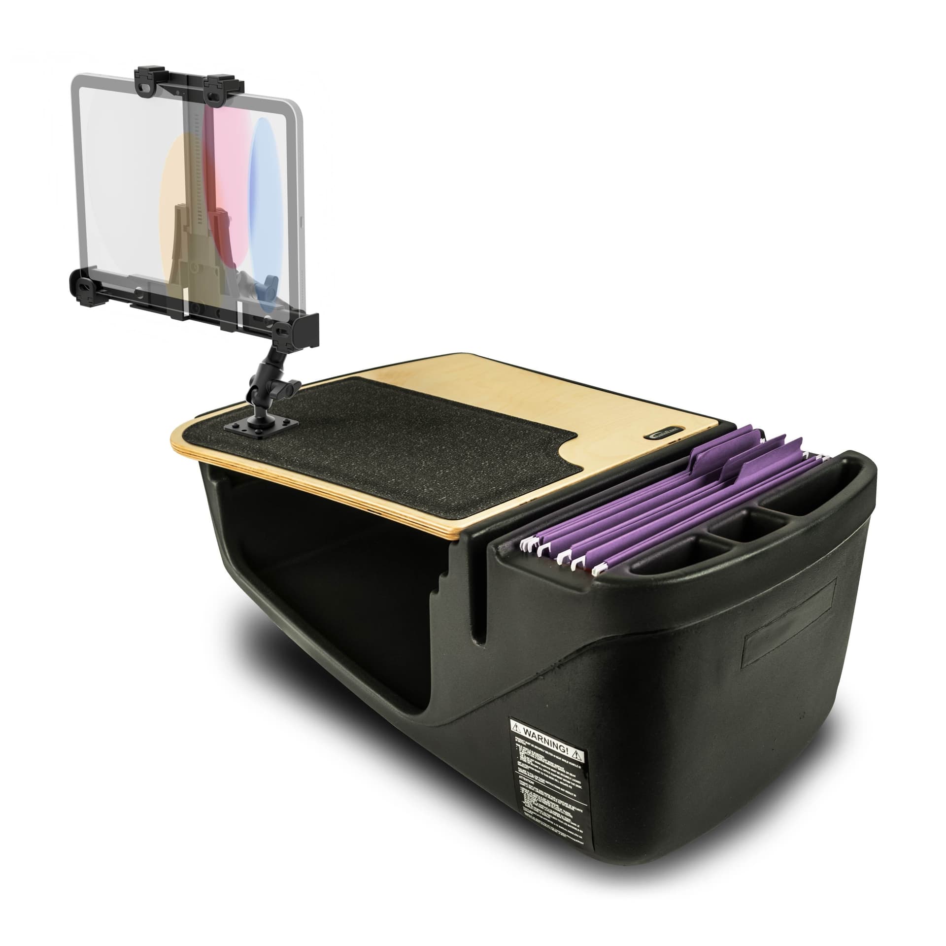 Arkon AutoExec GripMaster Efficiency Car Desk LockVise® Locking Tablet Holder and Multi-Angle Mount