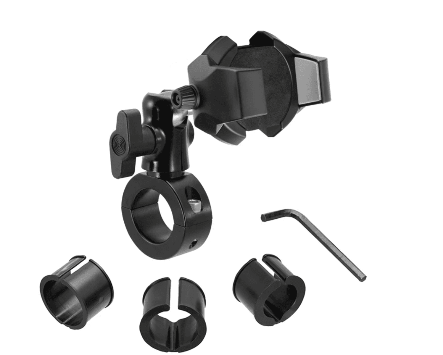 Arkon RoadVise® Ultra Premium Aluminum Motorcycle Handlebar Phone and Tablet Mount with Extension