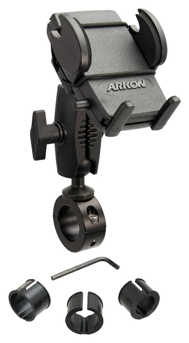 Arkon Mega Grip 25mm Robust Aluminum Motorcycle Handlebar Smartphone Mount