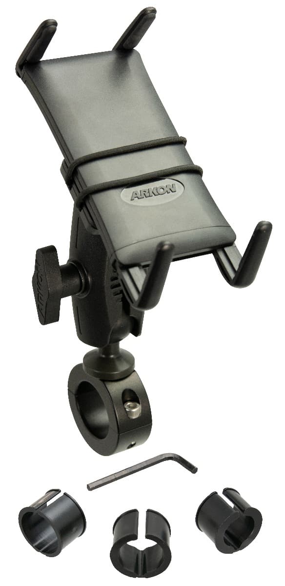 Arkon Slim-Grip® Ultra 25mm Robust Motorcycle Handlebar Mount for Phones and Midsize Tablets