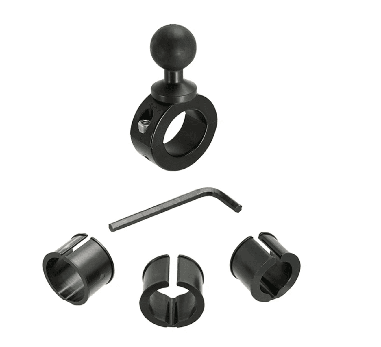 Arkon Aluminum Motorcycle Handlebar Mount - 25mm (1 inch) Compatible