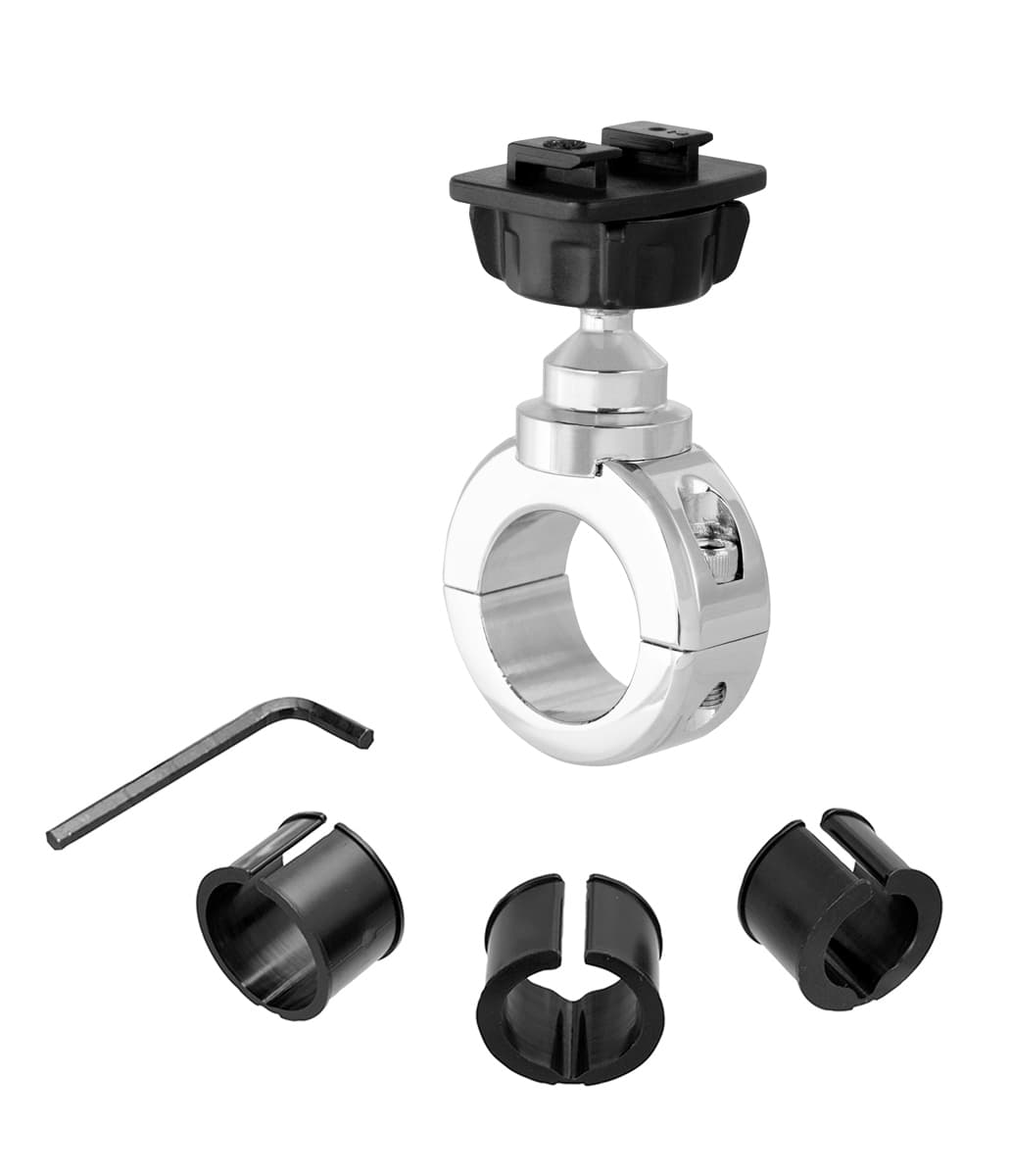 Arkon Motorcycle Handlebar Mounting Pedestal with SBH Head Chrome