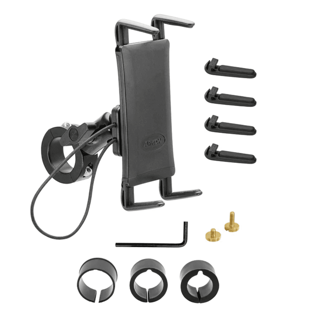 Arkon Slim-Grip® Ultra Premium Aluminum Motorcycle Handlebar Smartphone Mount