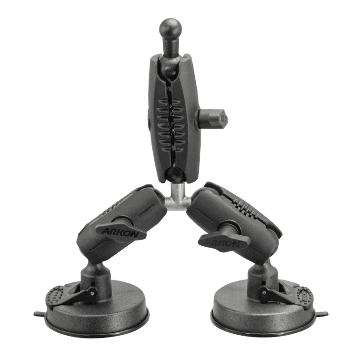 Arkon Triple Robust Double Windshield Suction Mount - 17mm Ball Compatible