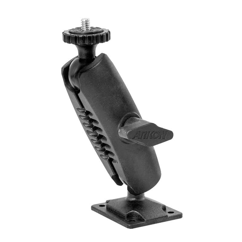 Arkon Robust Mount Series Heavy-Duty 4-Hole AMPS to 1/4in-20 Threaded Camera Bolt Mounting Pedestal