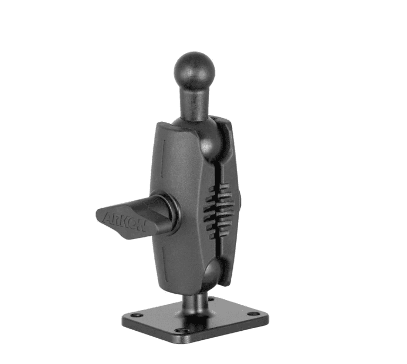 Arkon 4-Hole AMPS Mounting Plate with 17mm Ball and Shaft Arm