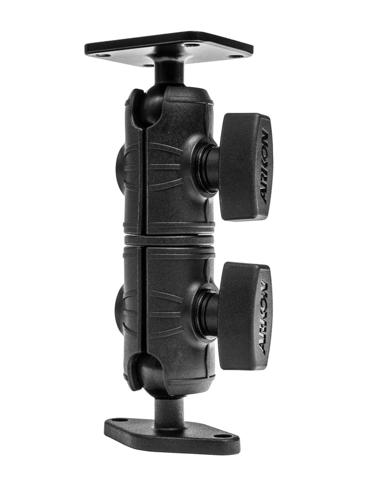 Arkon Double Socket Swivel Arm with Metal AMPS & Diamond Mount Plates