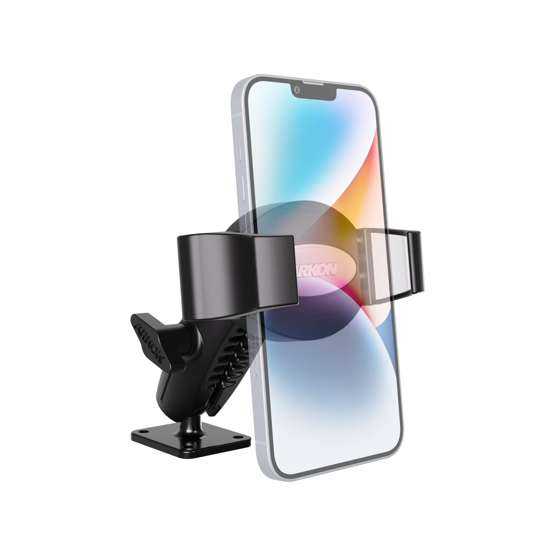 Arkon RoadVise® Ultra Pro Phone Holder 5” AMPS Drill-Base Mount