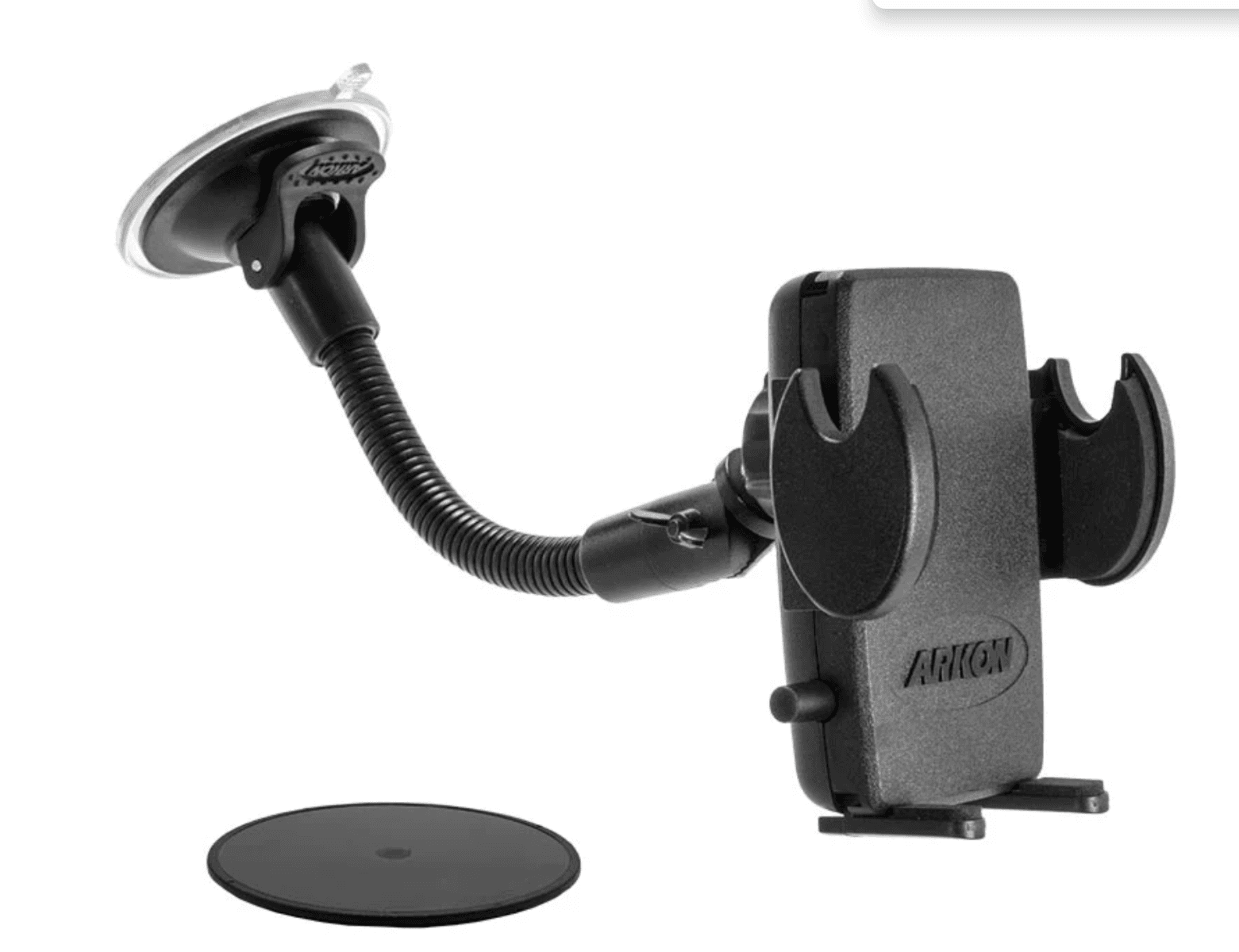 Arkon Mega Grip Mount 8.5in Gooseneck Windshield / Dashboard