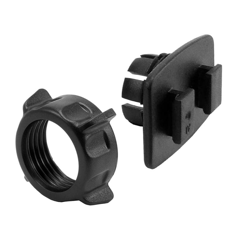 Arkon Spare Part SBH Kit which includes Dual T-Tab Head and Tightening Ring for 17mm Pedestals