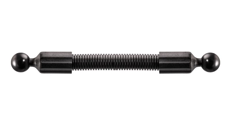 Arkon 10 inch Double Socket Arm Extension Pole with 25mm (1 inch) Ball Ends