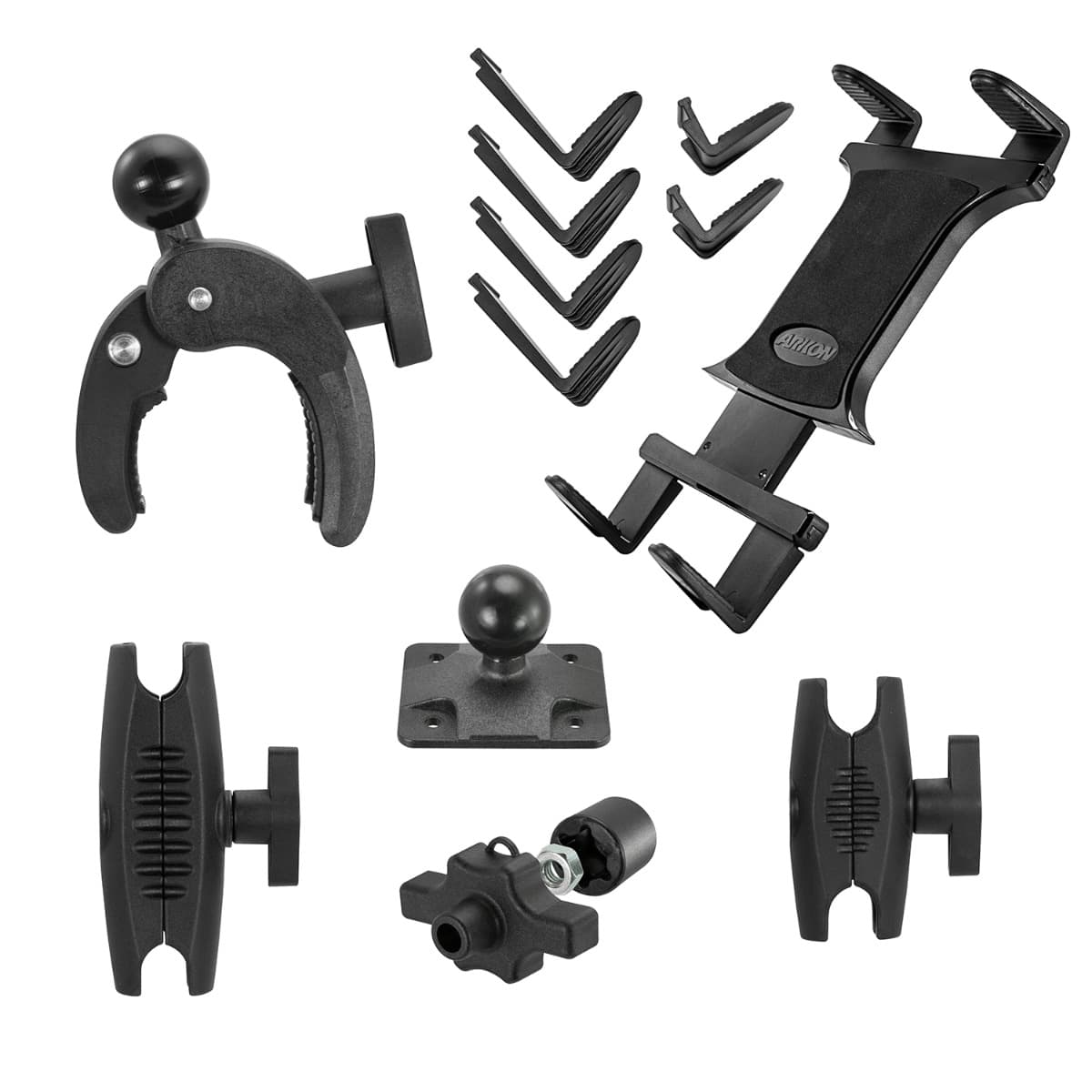 Arkon Slim-Grip Robust Clamp Tablet Mount