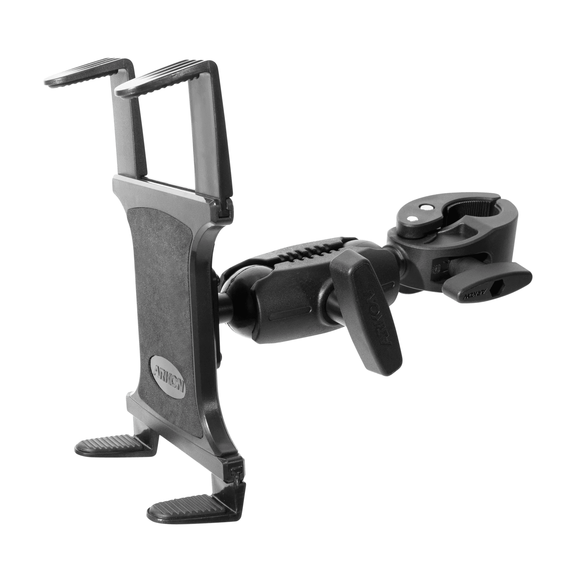 Arkon RoadVise Clamp Mount with Slim-Grip Tablet Holder and Shaft Arm Extension