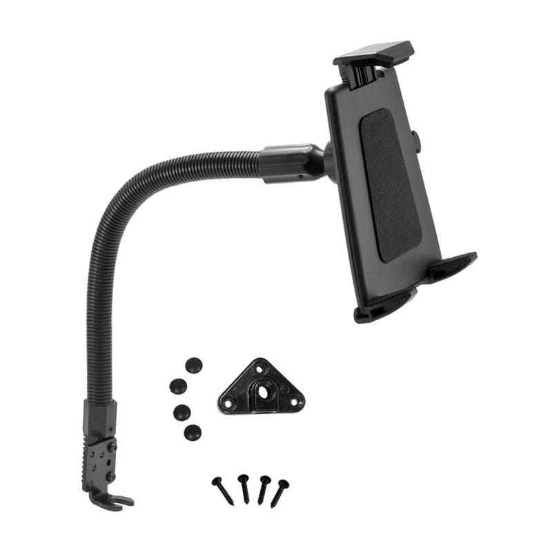 Arkon Tablet Mount with Push Button Universal Holder and 18in Flexible Seat Rail Mount