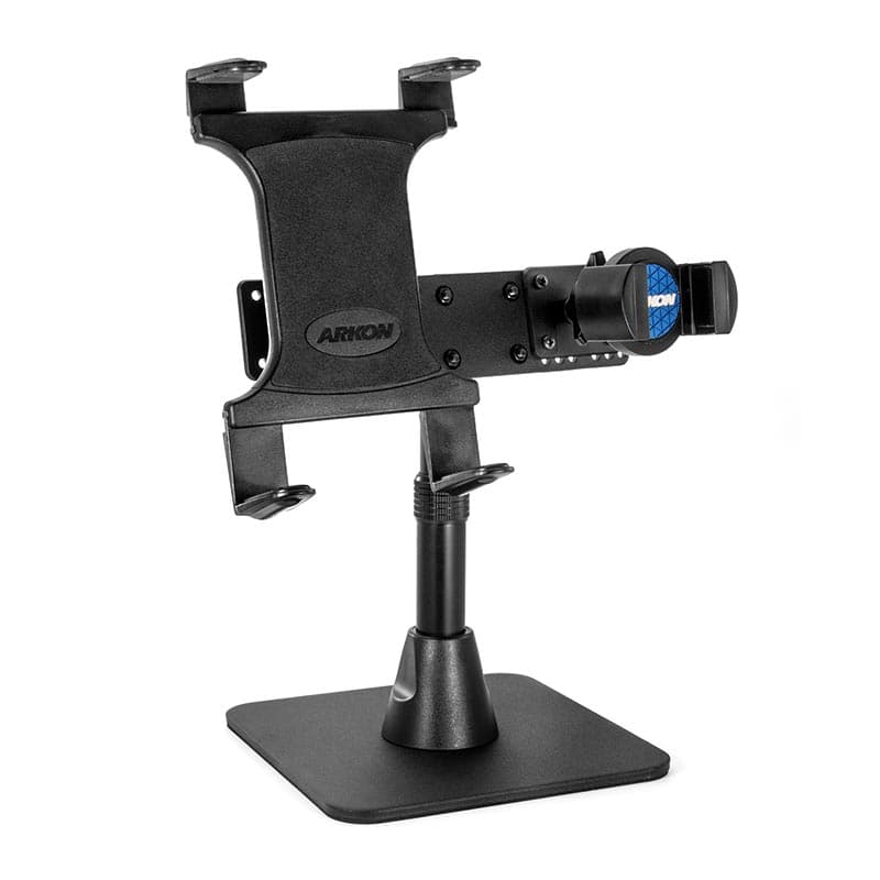 Arkon TW Broadcaster Dual Tablet and Phone Desk Stand for Side-by-Side Streaming on iPad and iPhone Perisc
